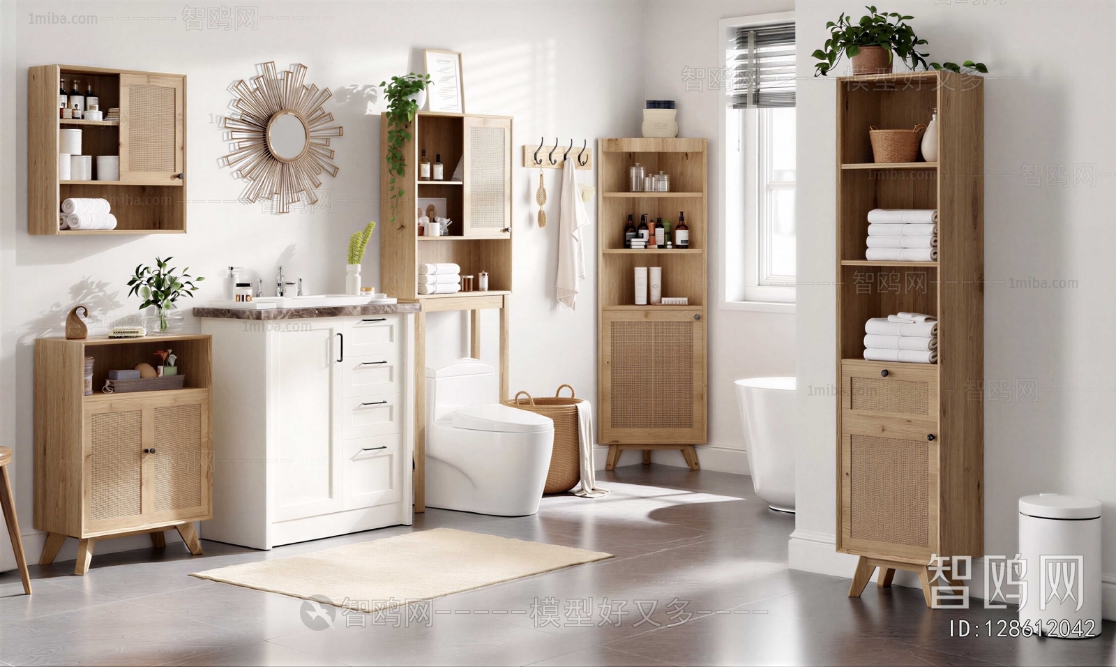 American Style Bathroom Cabinet