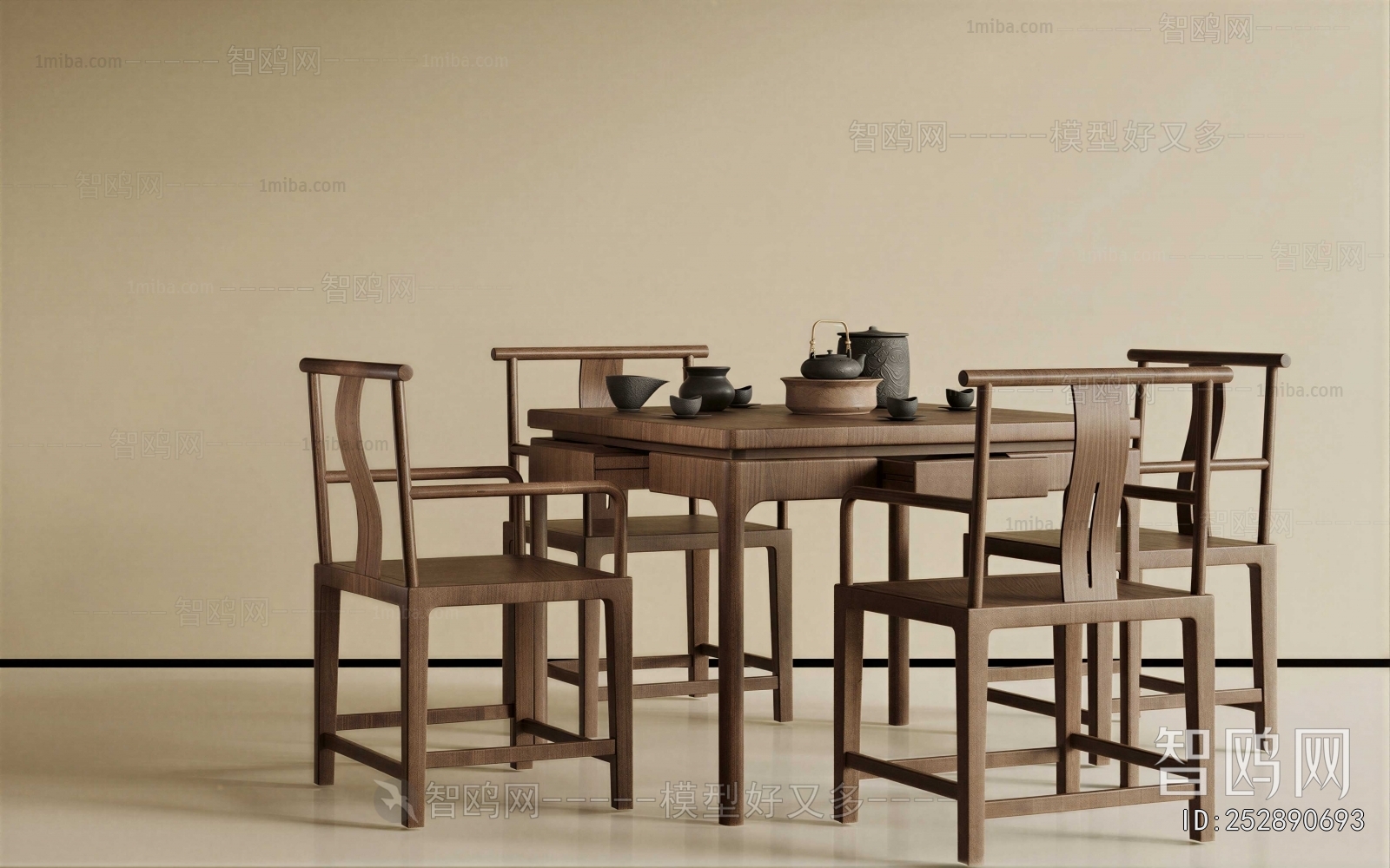 New Chinese Style Dining Table And Chairs