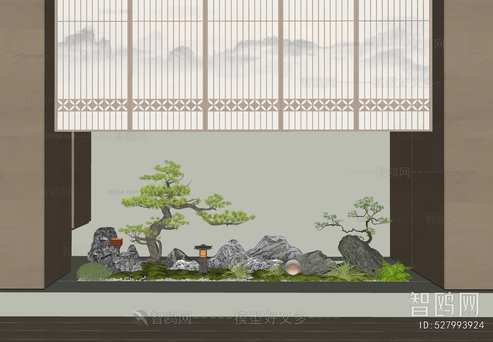 New Chinese Style Plant Landscaping