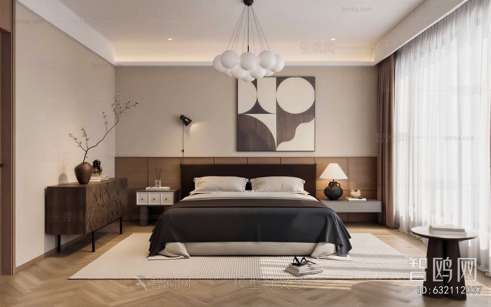 Wabi-sabi Style Bedroom