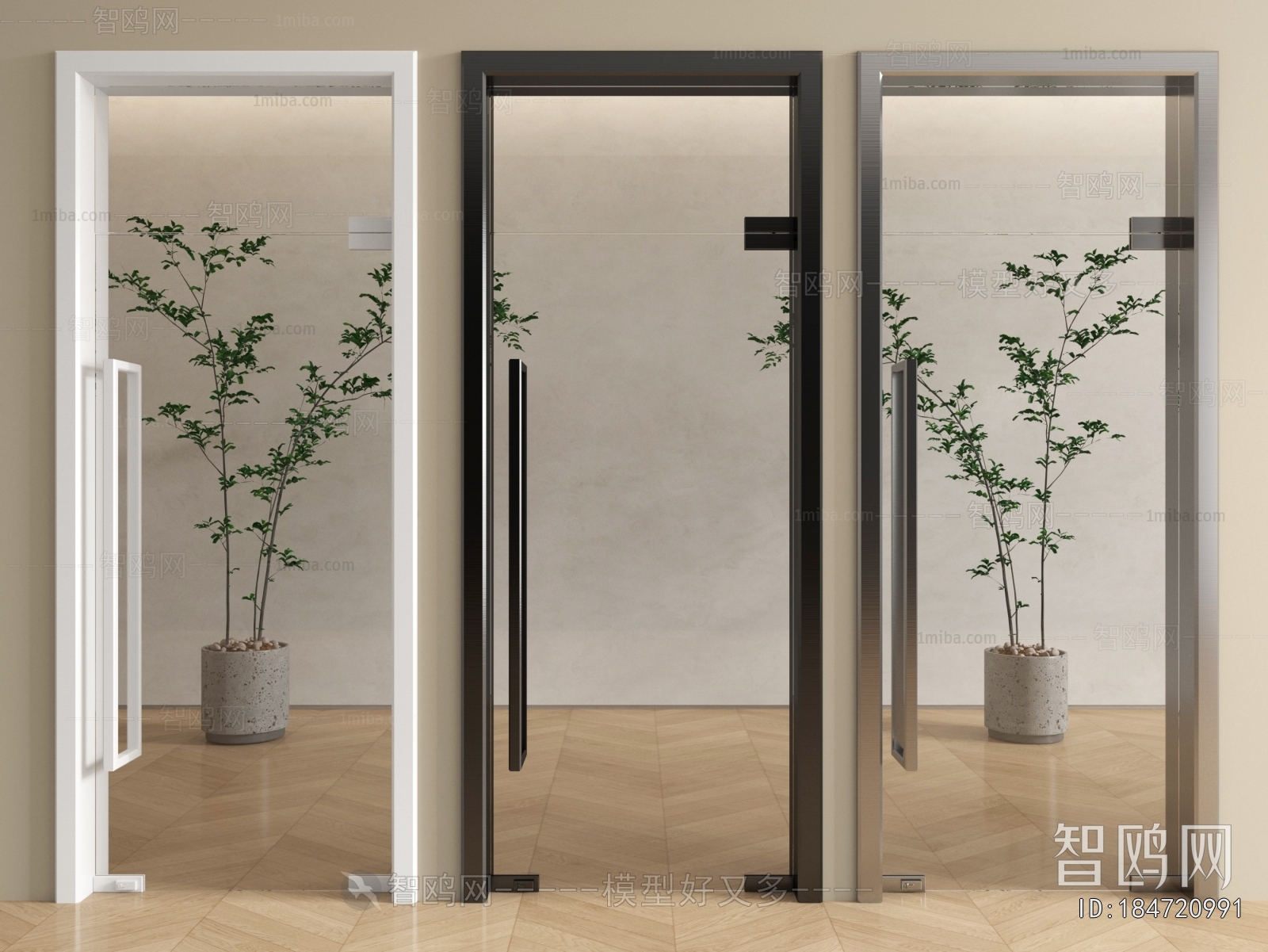 Modern Single Door