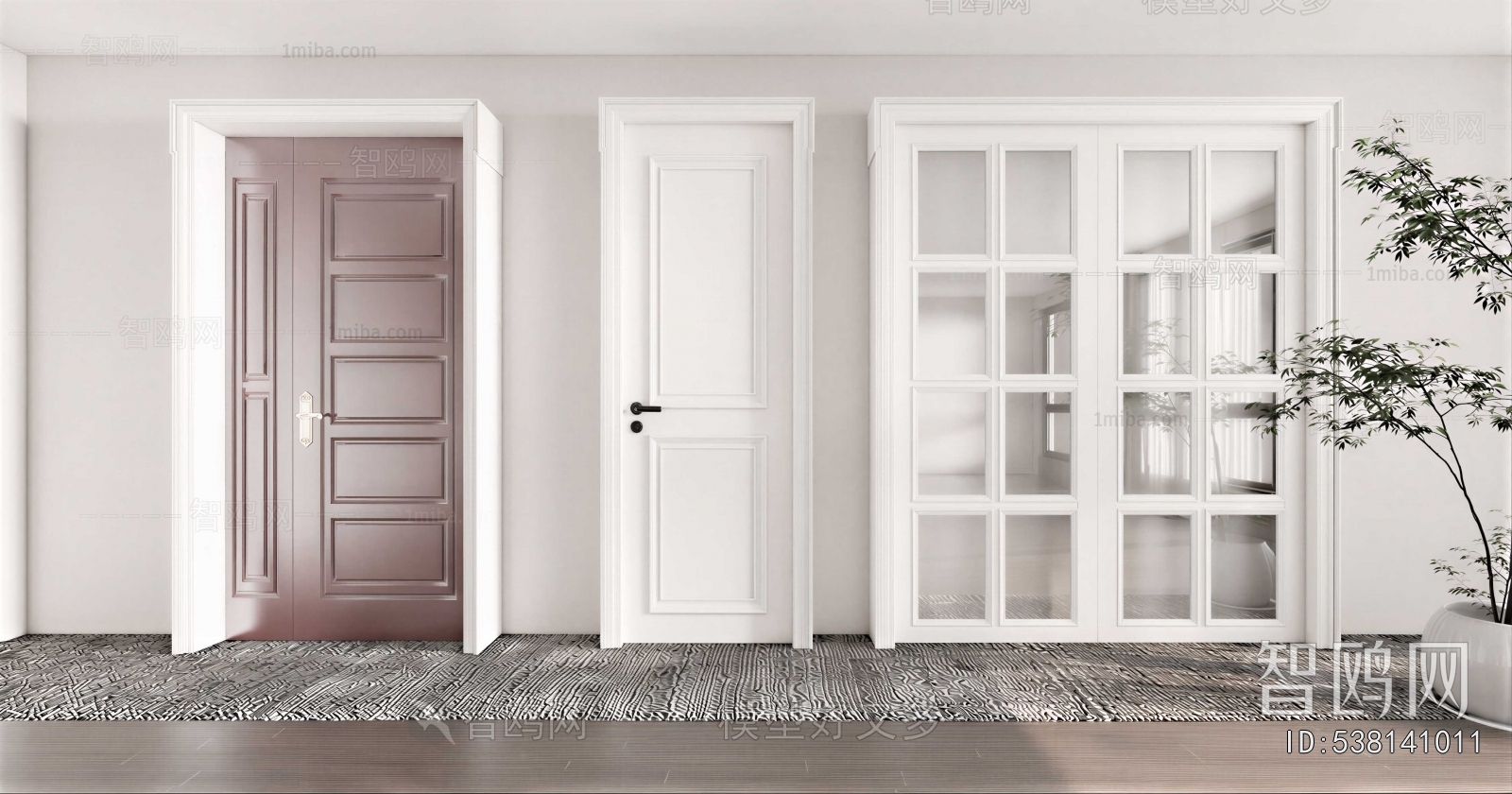 Modern Single Door