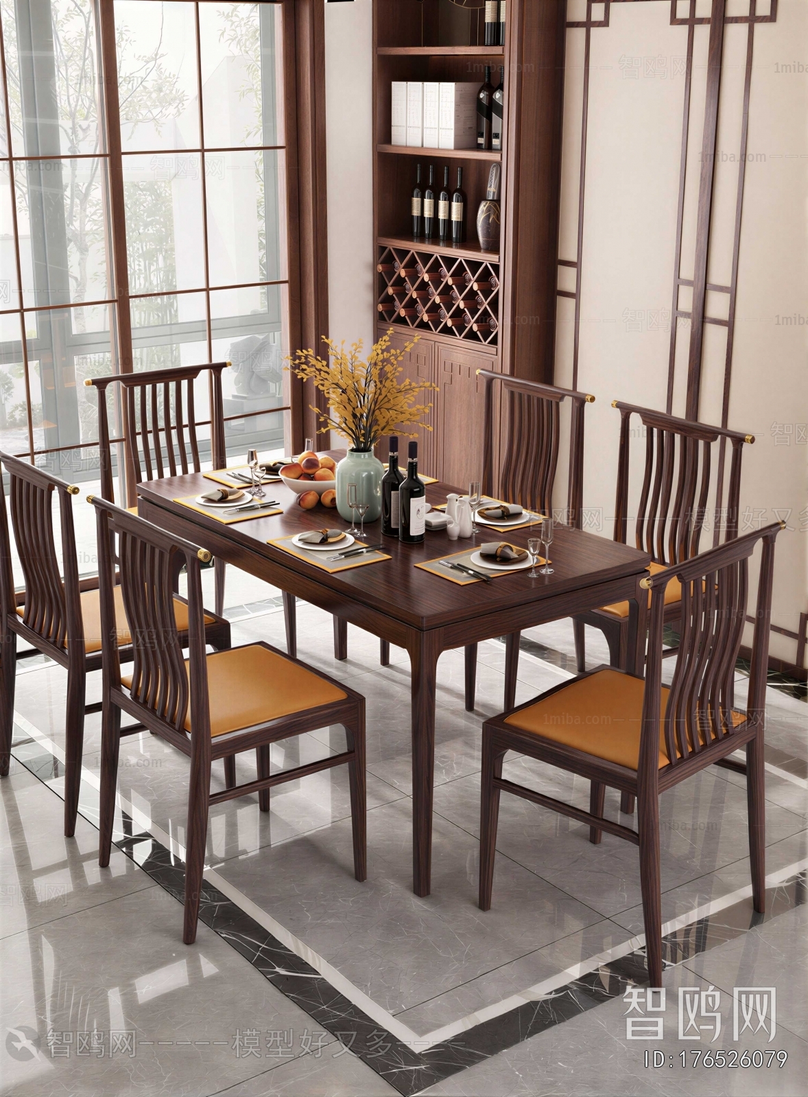 New Chinese Style Dining Table And Chairs