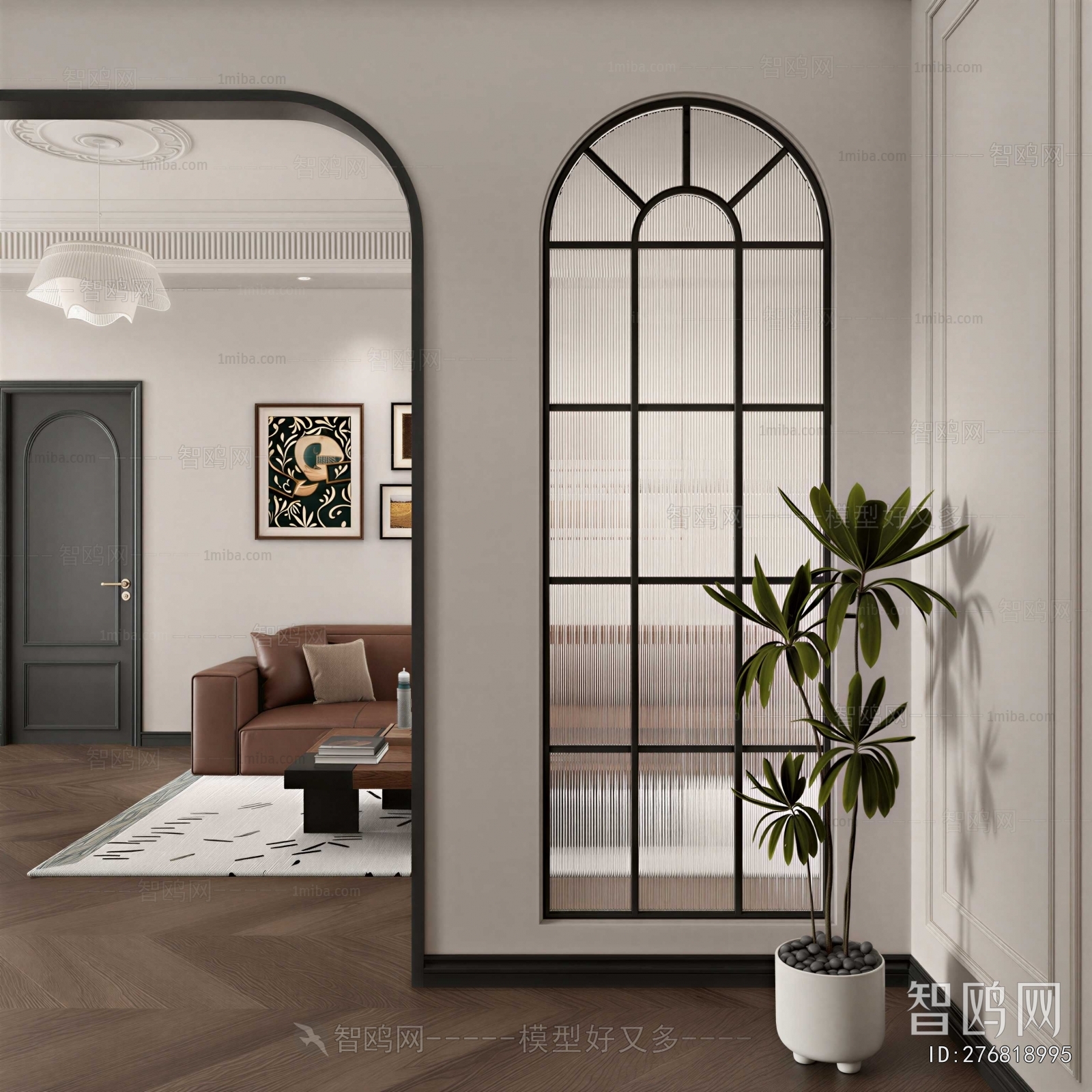 French Style Hallway