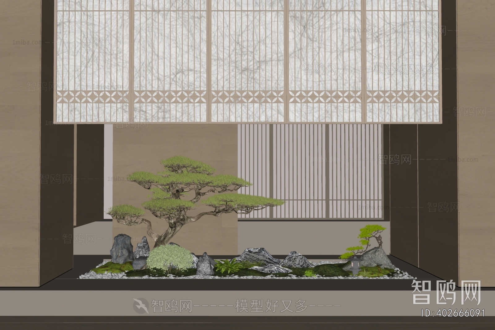 New Chinese Style Plant Landscaping