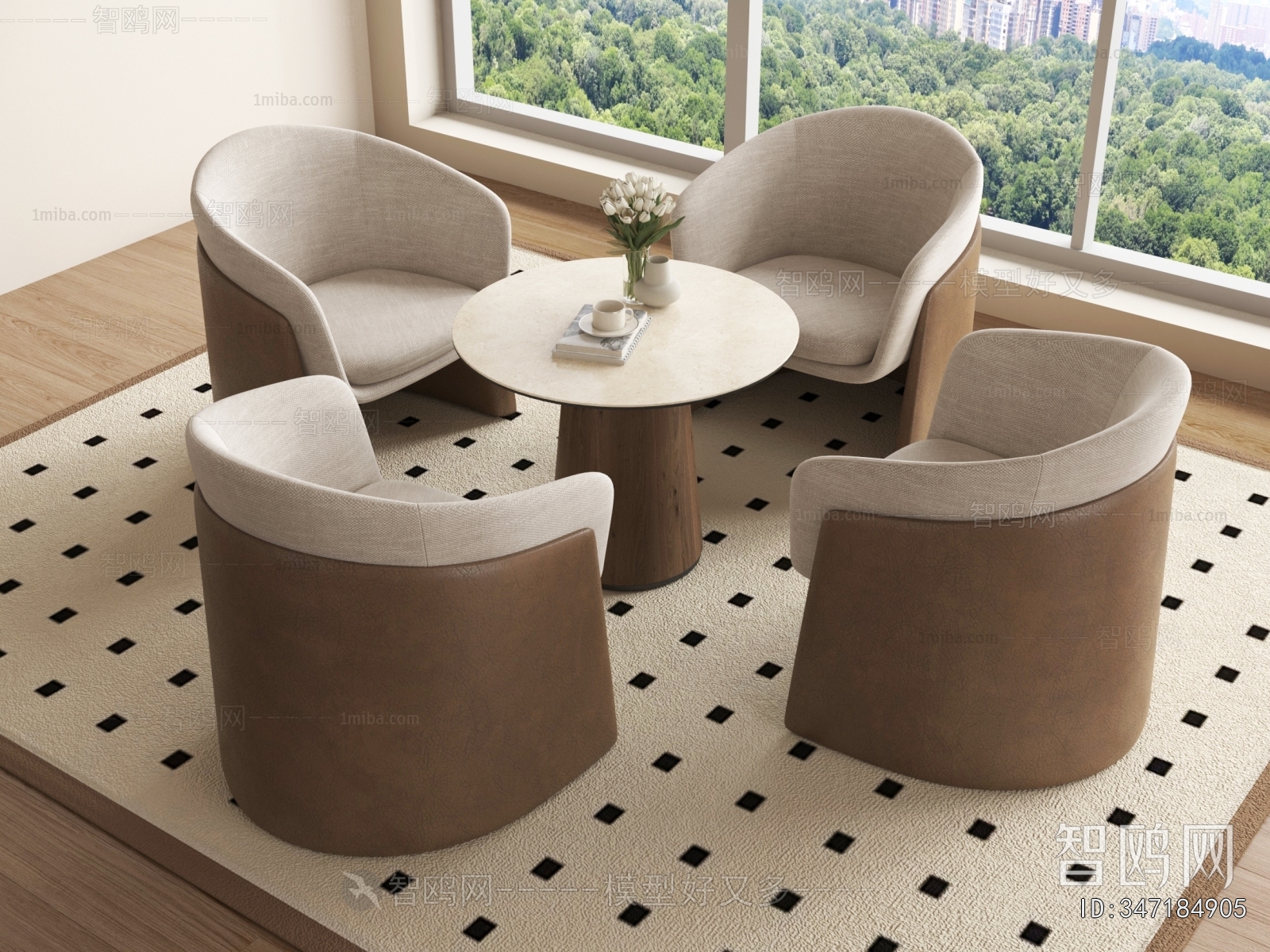 Modern Leisure Table And Chair