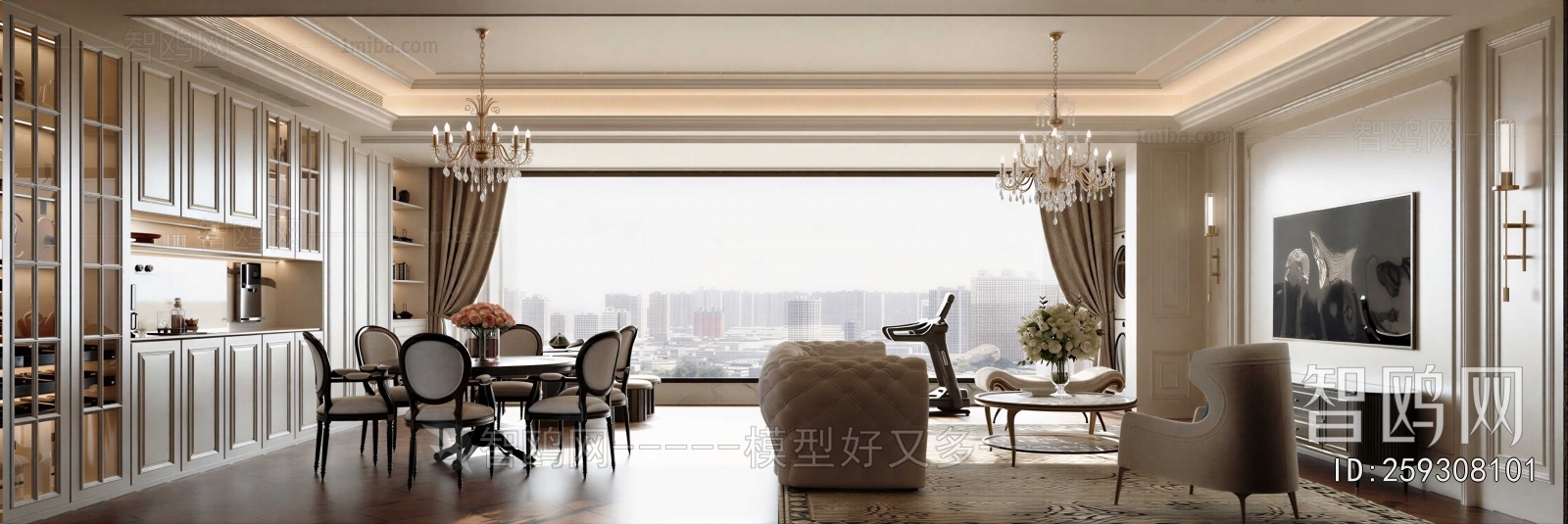 American Style A Living Room