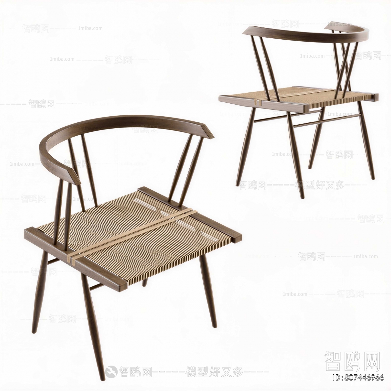 Wabi-sabi Style Lounge Chair
