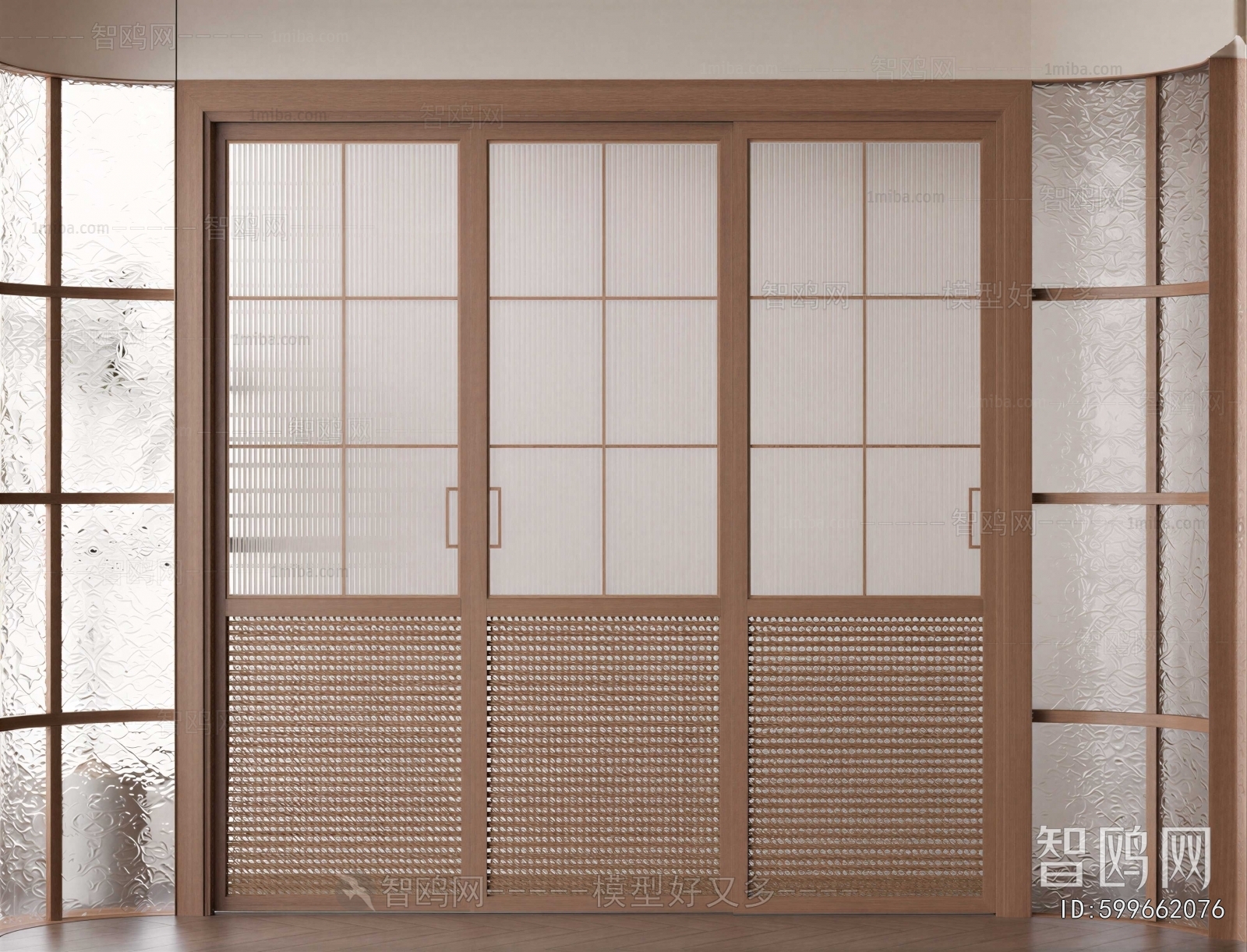 New Chinese Style Sliding Door