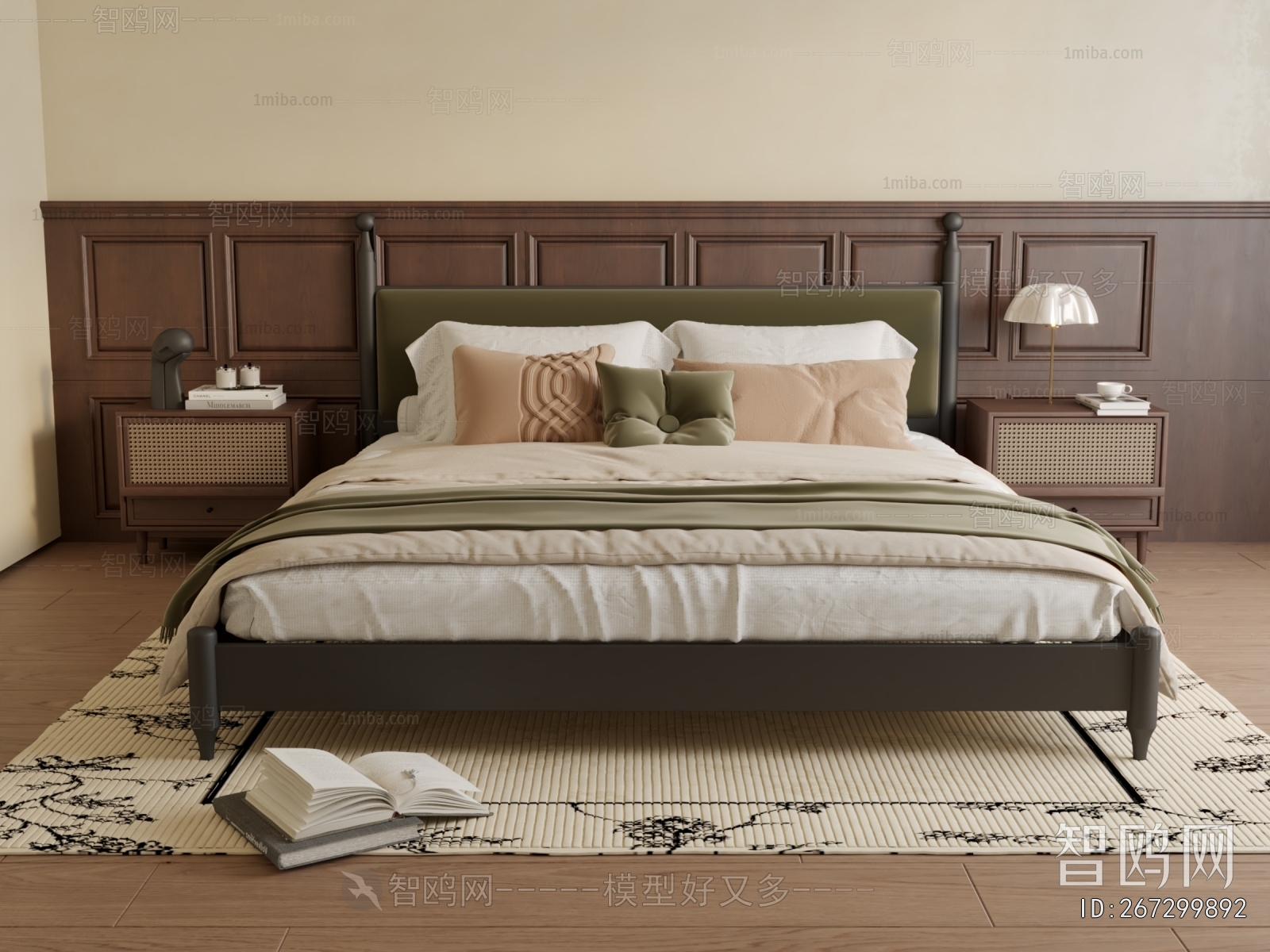 French Style Double Bed