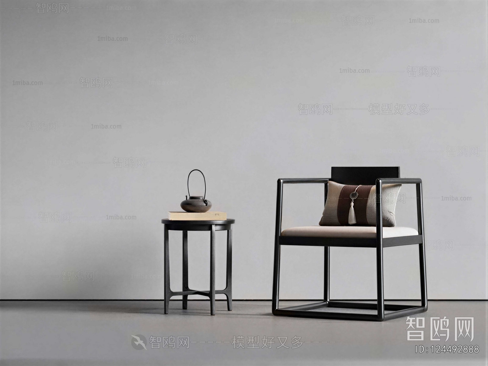 New Chinese Style Lounge Chair