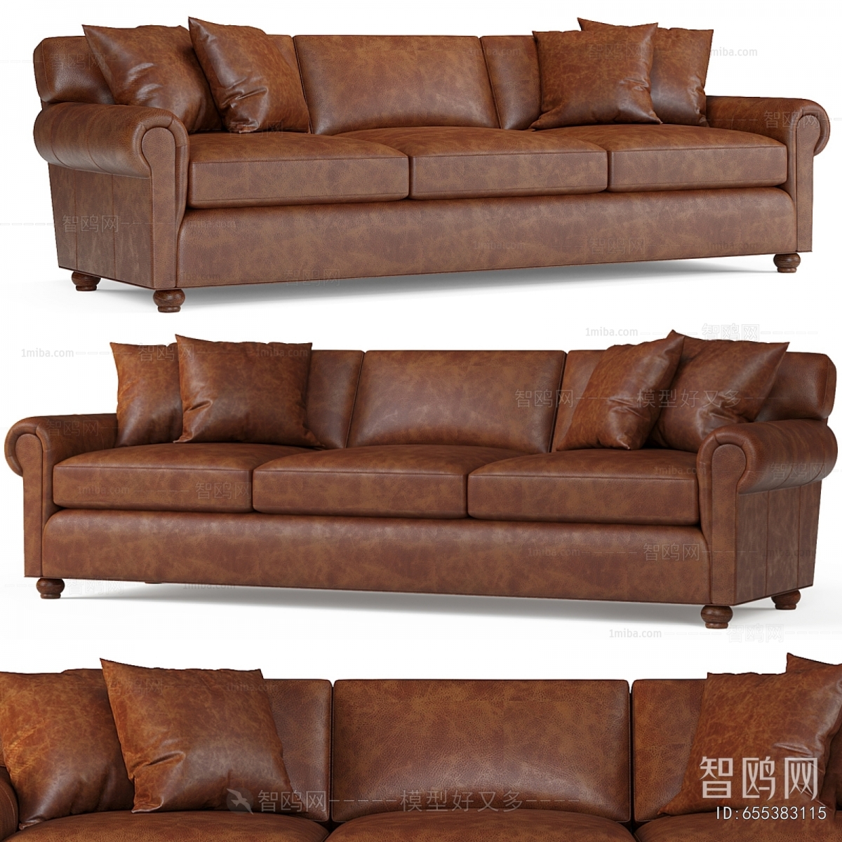 Modern Three-seat Sofa