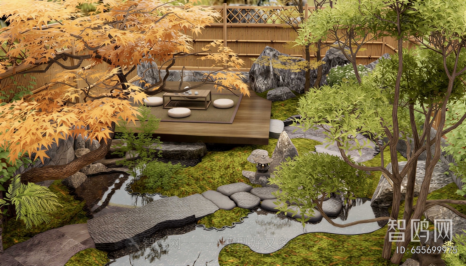 New Chinese Style Courtyard/landscape