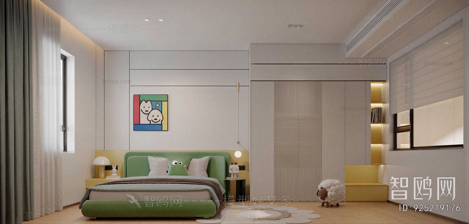 Modern Boy's Room And Son's Room