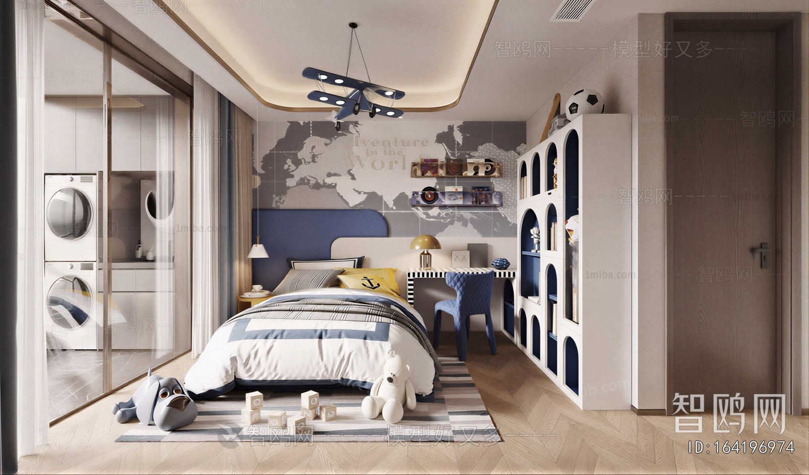 Modern Boy's Room And Son's Room