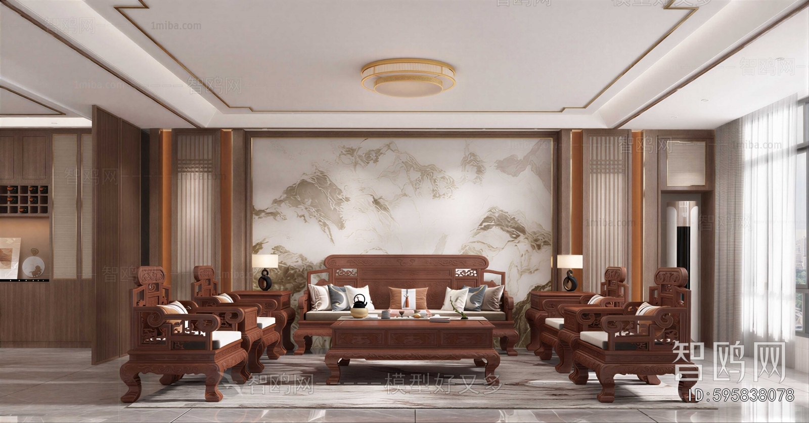 Chinese Style A Living Room