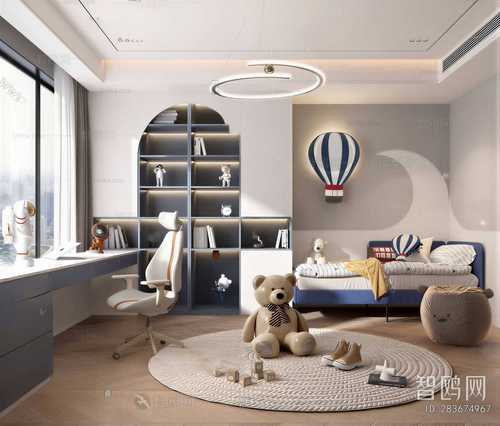 Modern Boy's Room And Son's Room