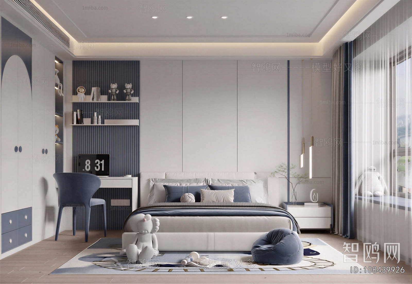 Modern Boy's Room And Son's Room