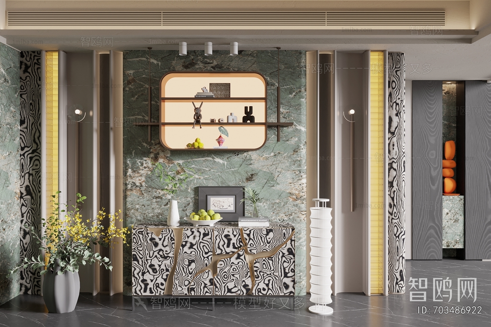 Modern Entrance Cabinet