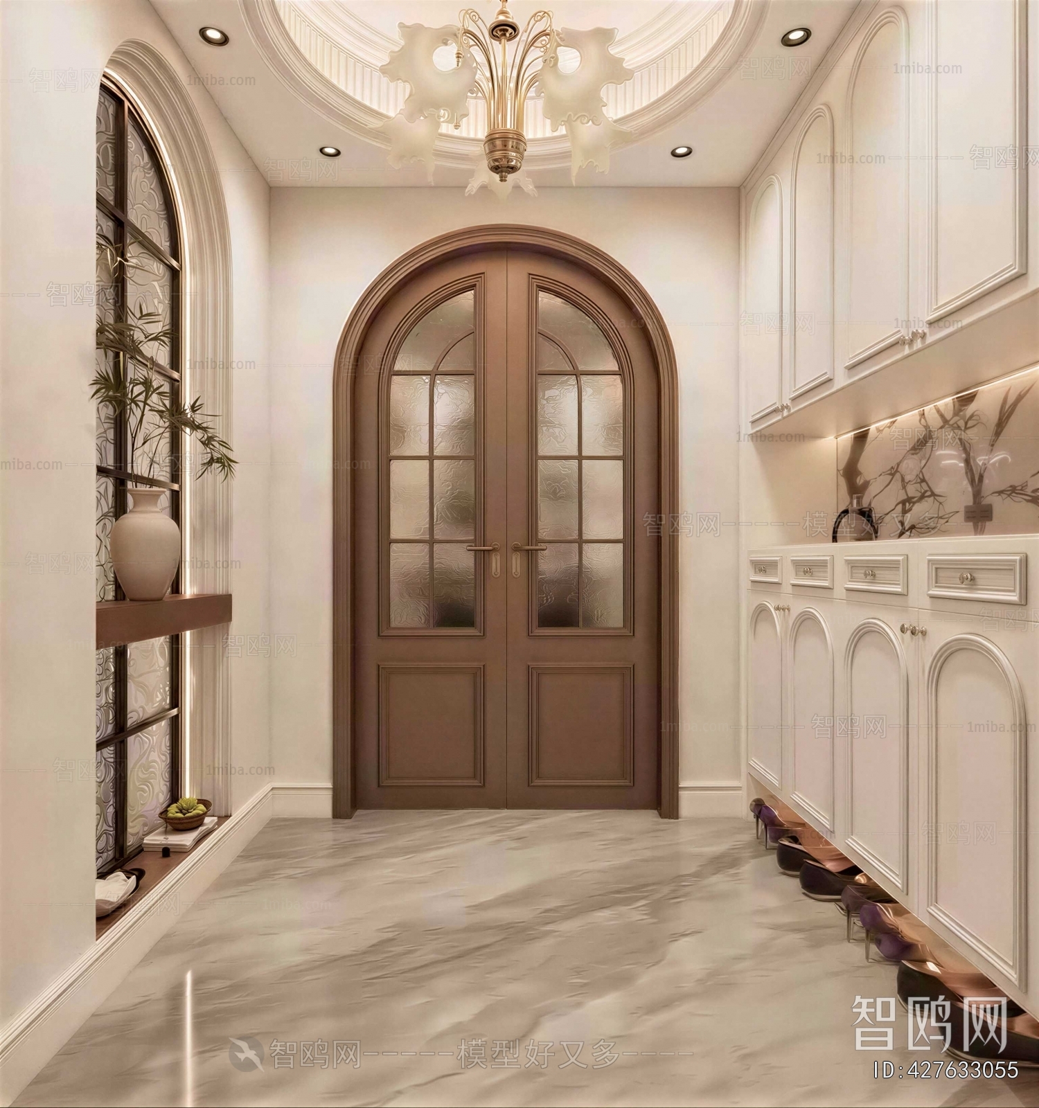 French Style Hallway