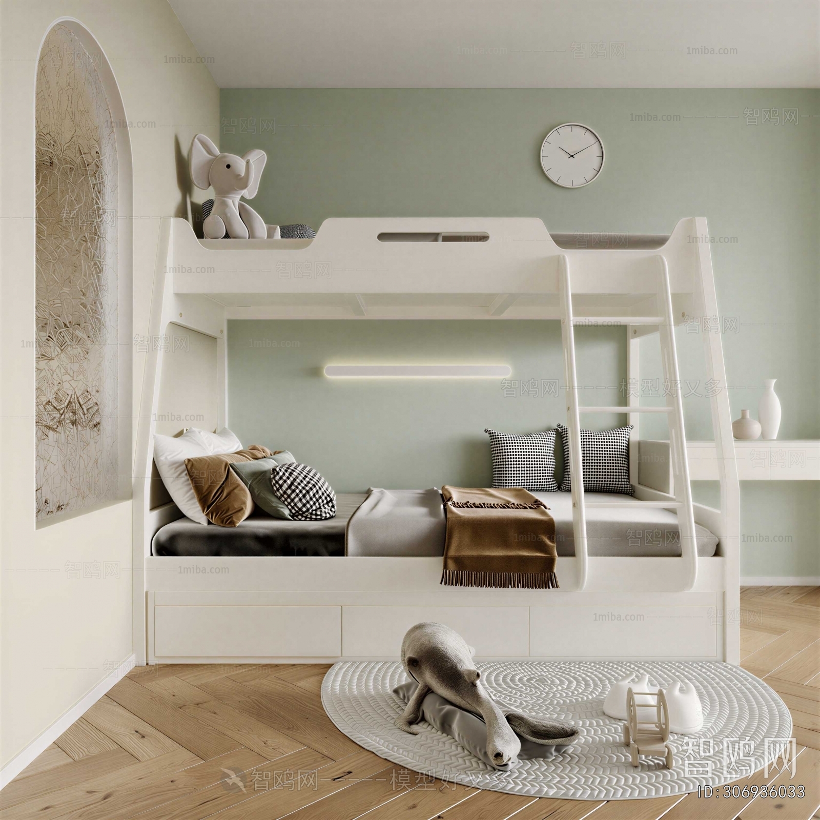 Modern Boy's Room And Son's Room