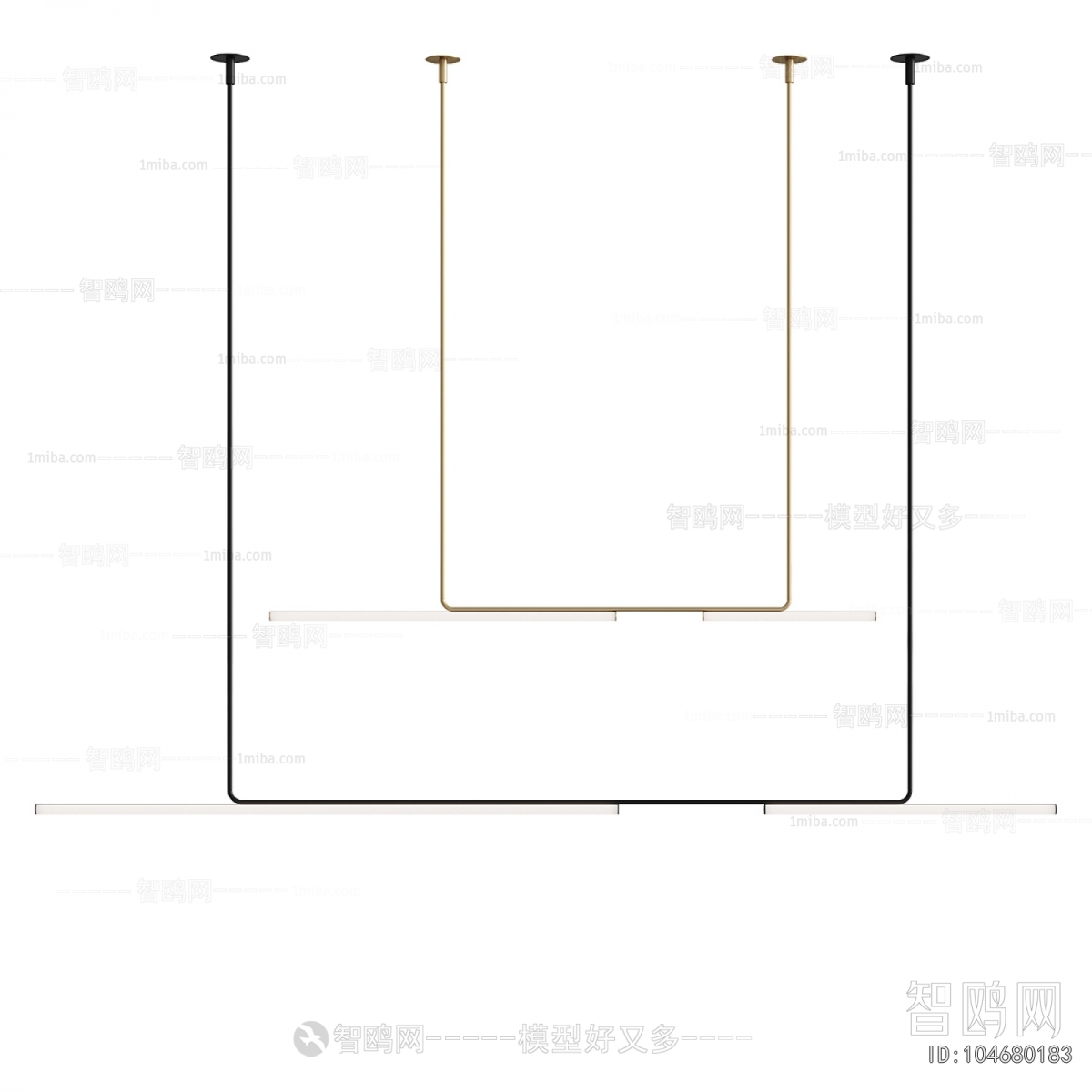 Modern Long Chandelier