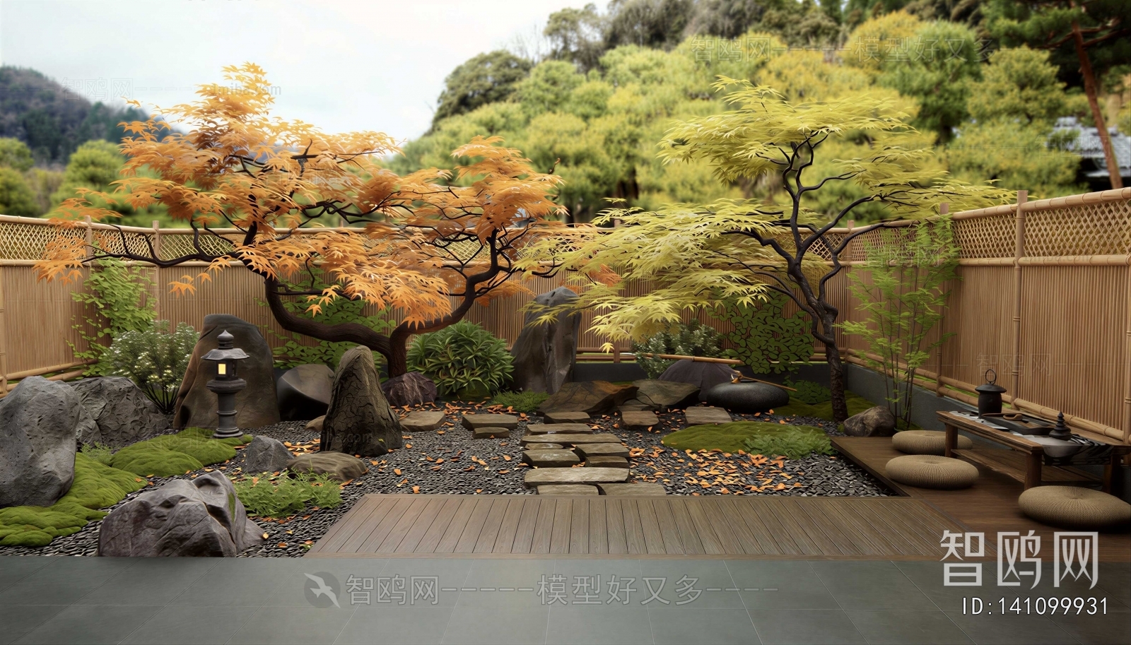 New Chinese Style Courtyard/landscape