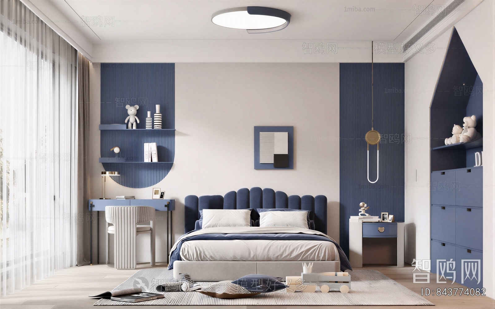 Modern Boy's Room And Son's Room