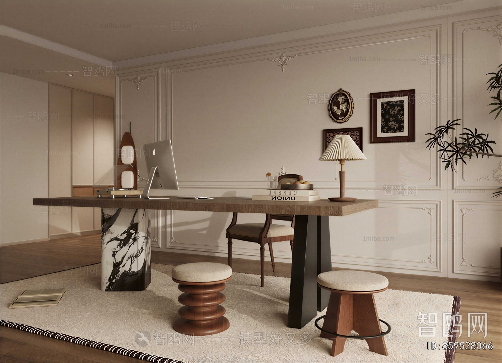 French Style Study Space