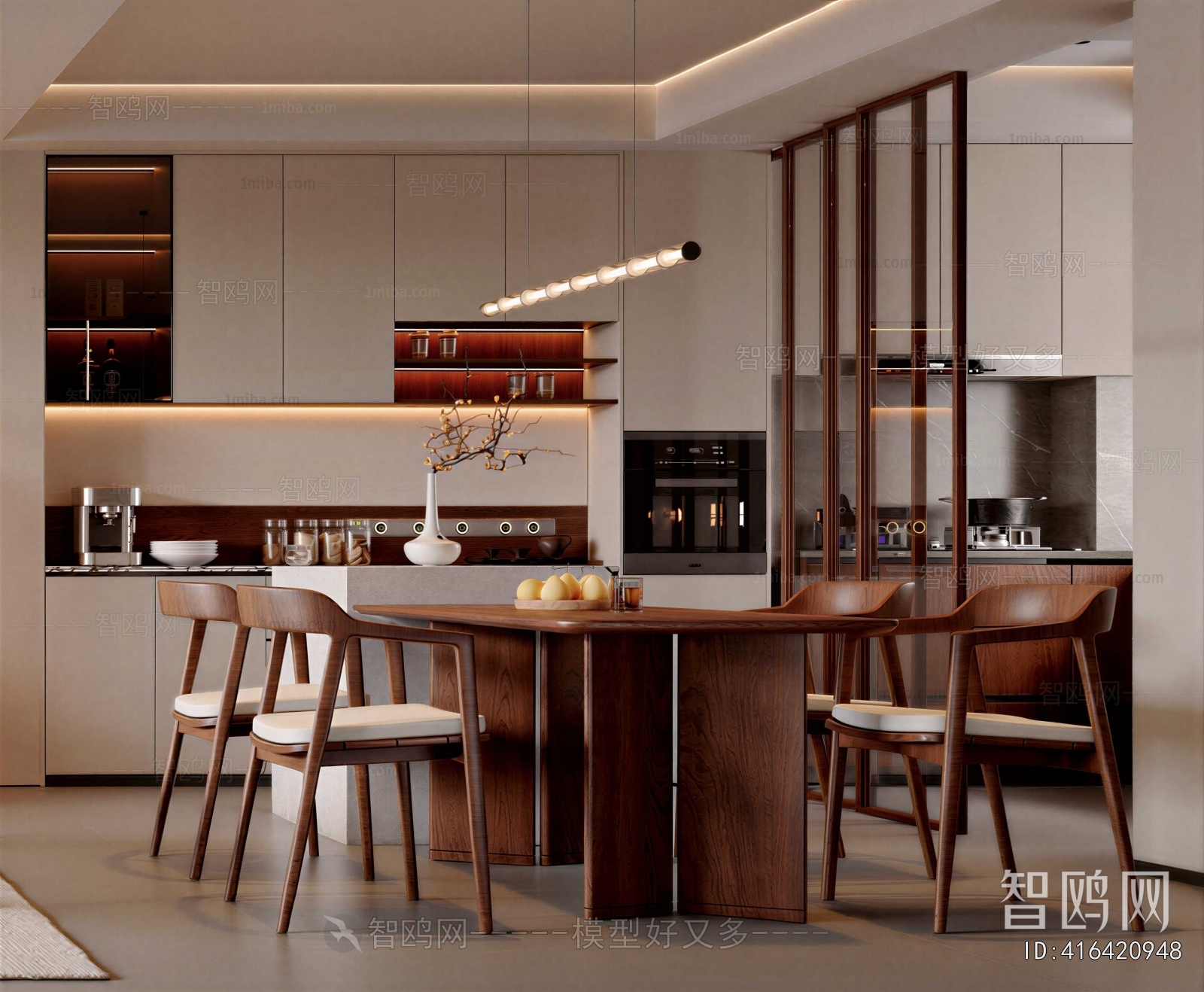 New Chinese Style Dining Room