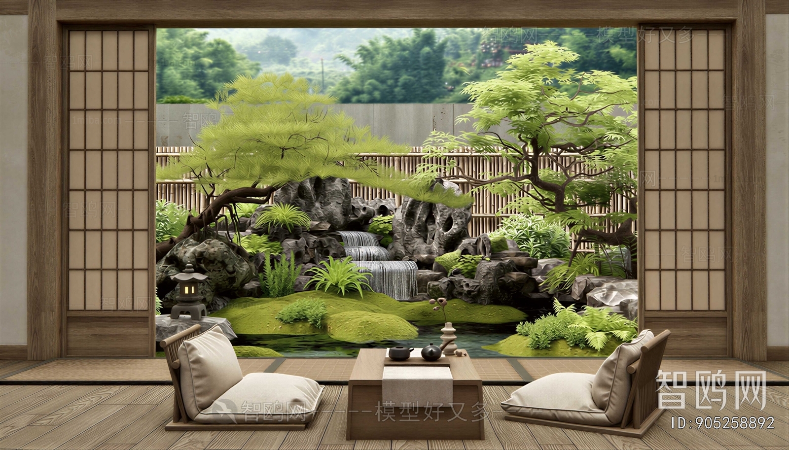 New Chinese Style Courtyard/landscape