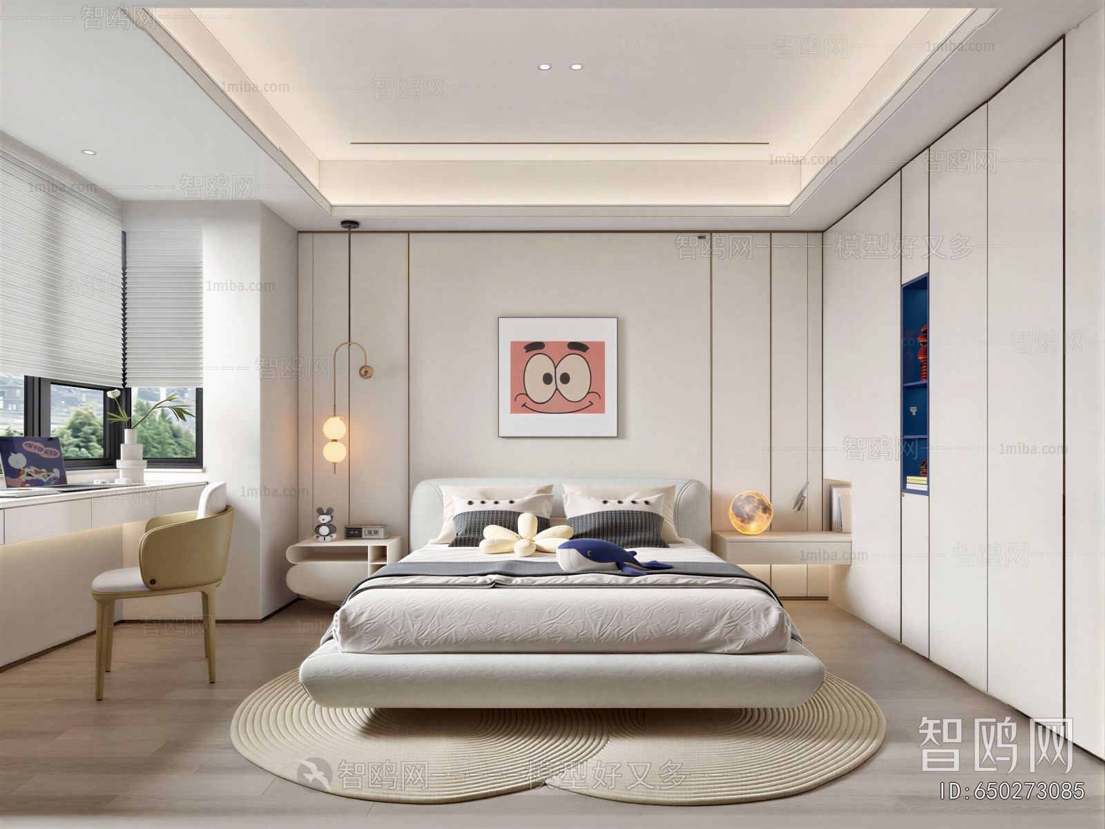 Modern Boy's Room And Son's Room