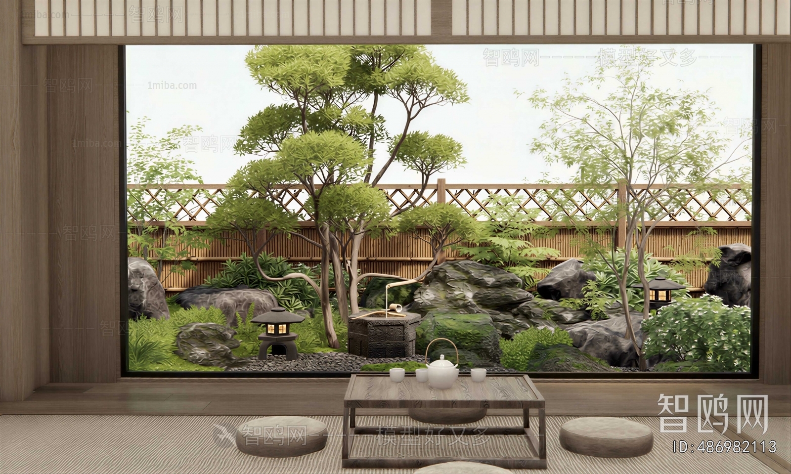 New Chinese Style Courtyard/landscape