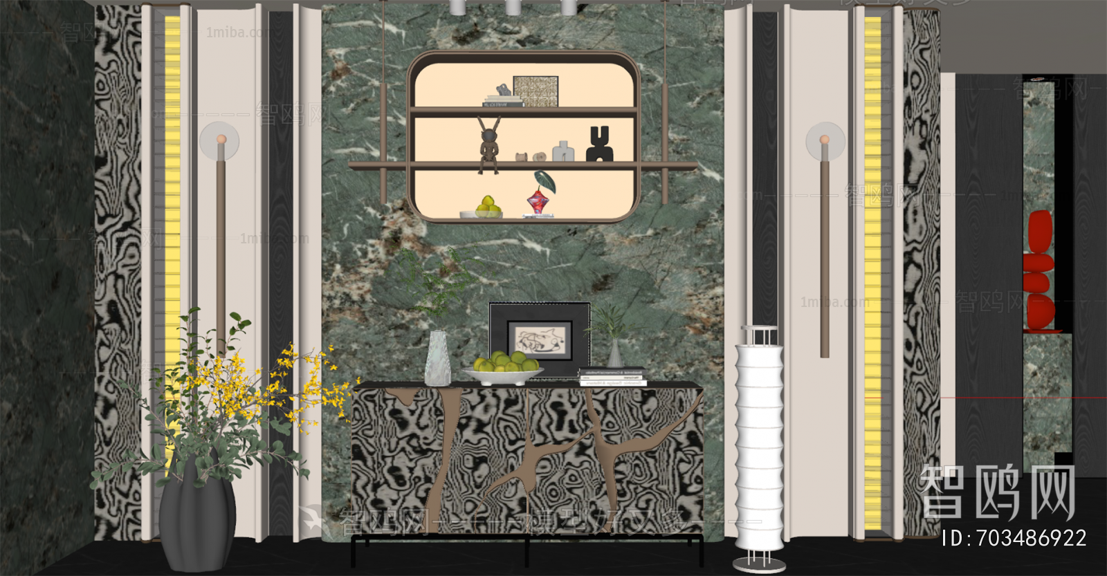 Modern Entrance Cabinet