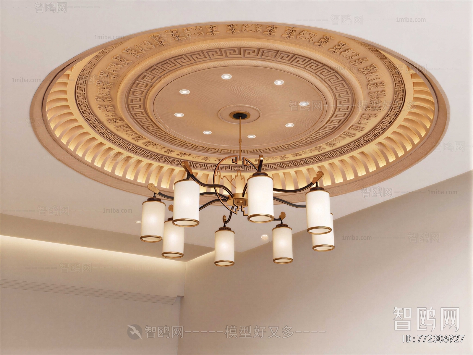 New Chinese Style Suspended Ceiling