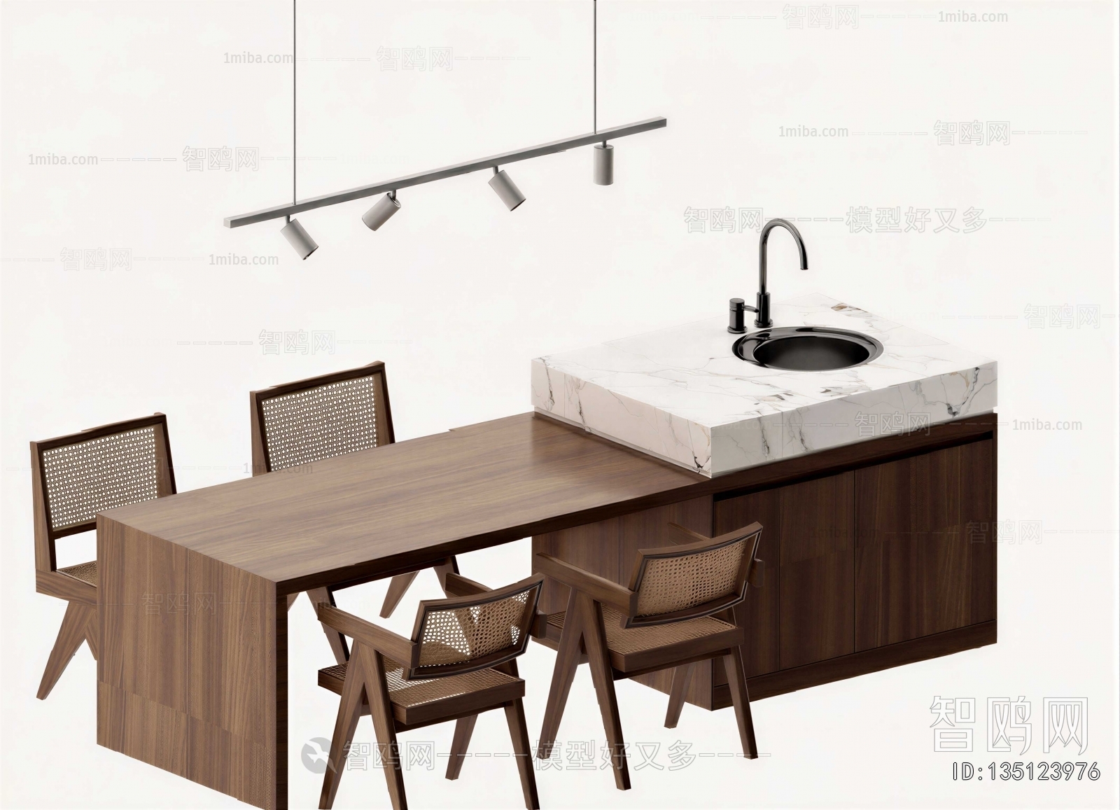 New Chinese Style Dining Table And Chairs