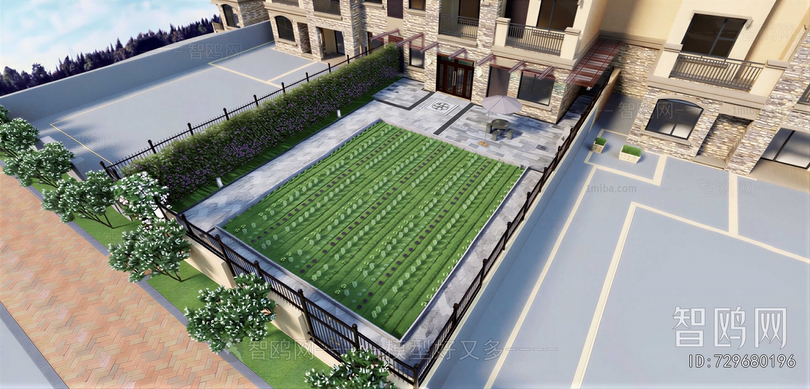 Modern Courtyard/landscape