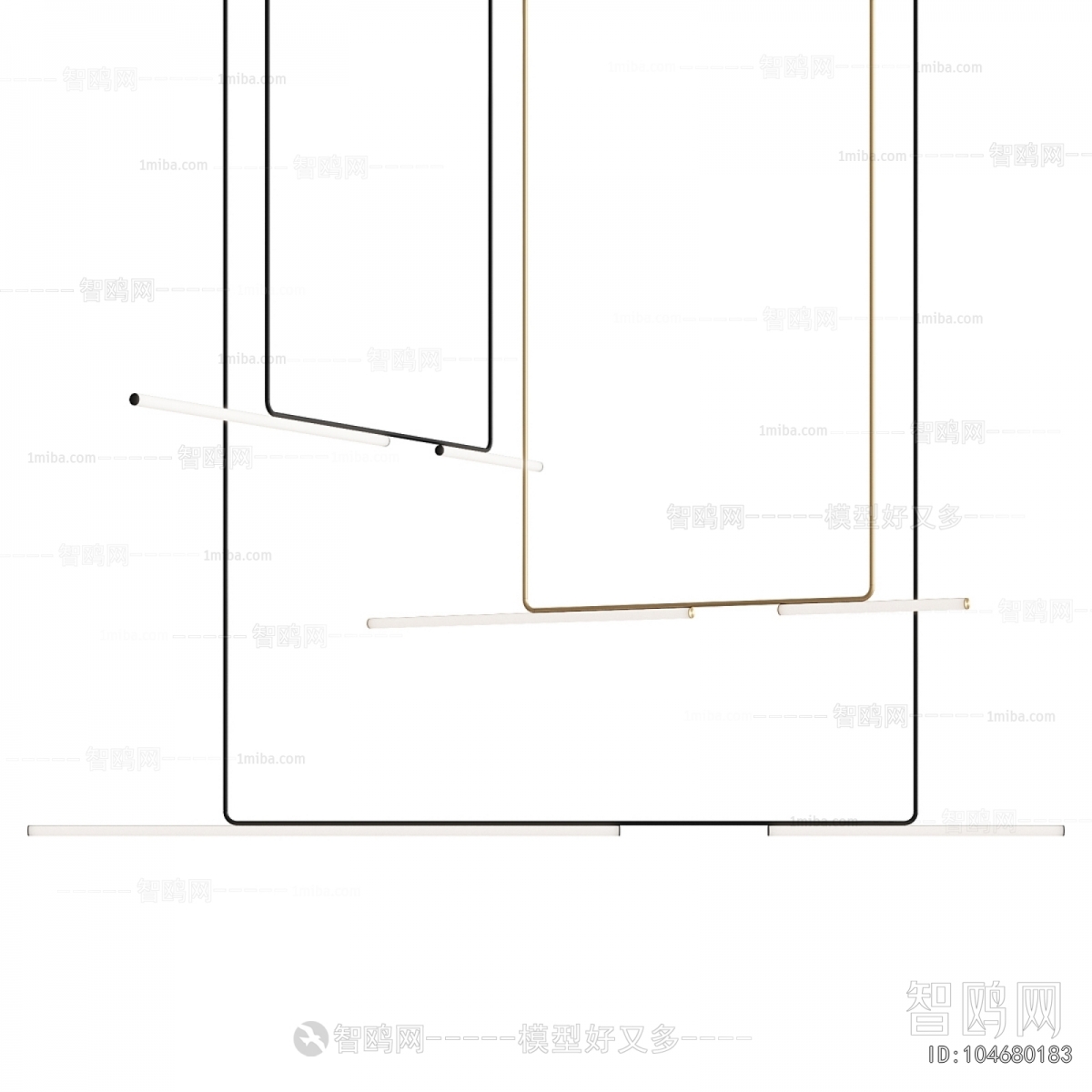 Modern Long Chandelier