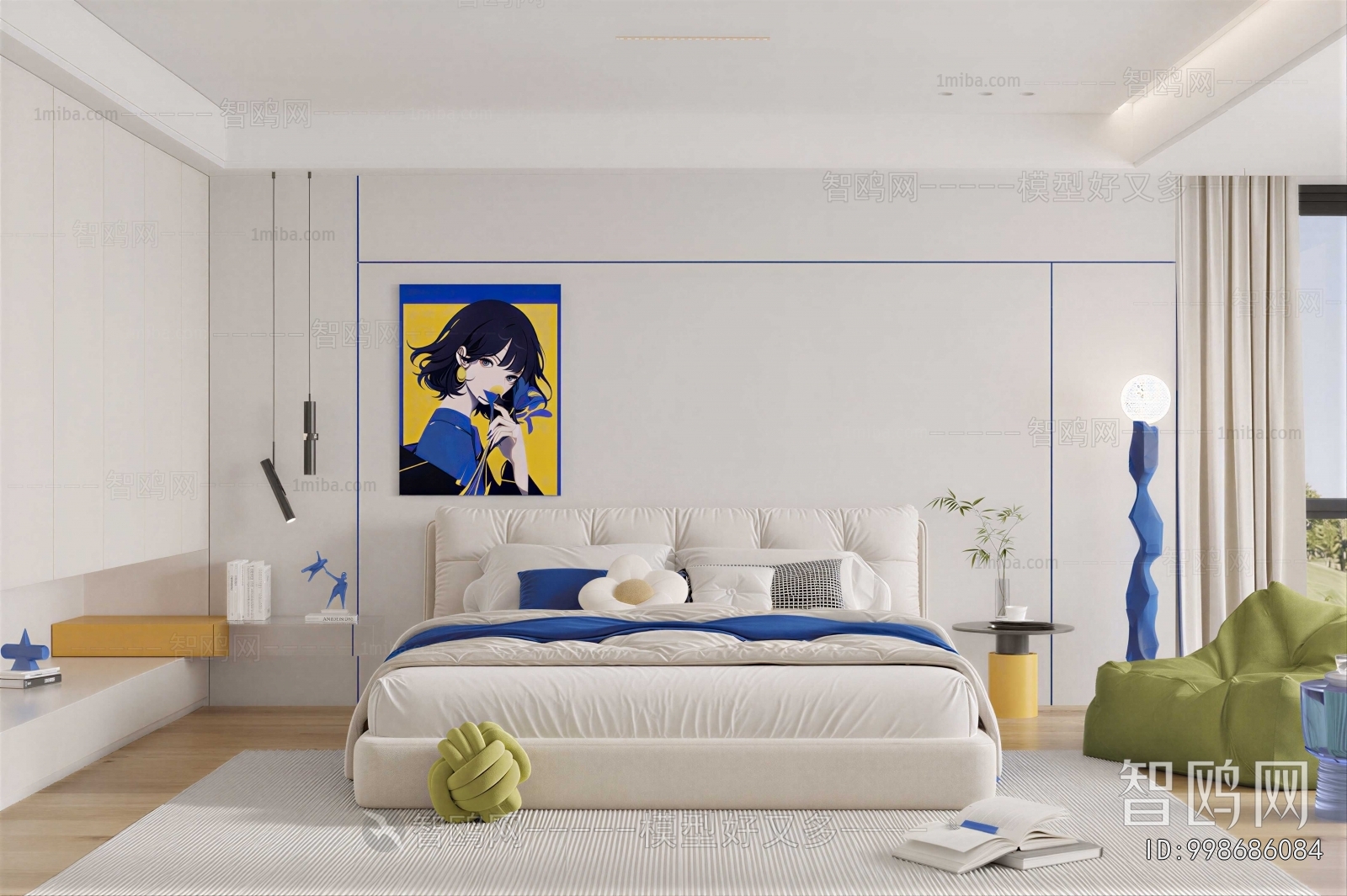 Modern Boy's Room And Son's Room