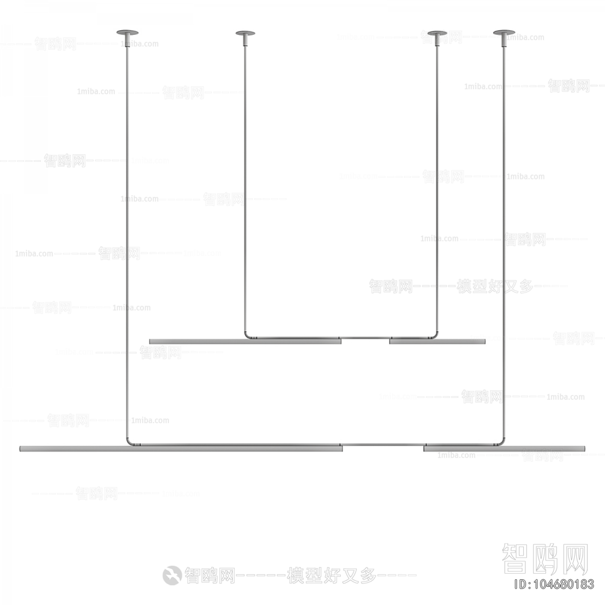 Modern Long Chandelier