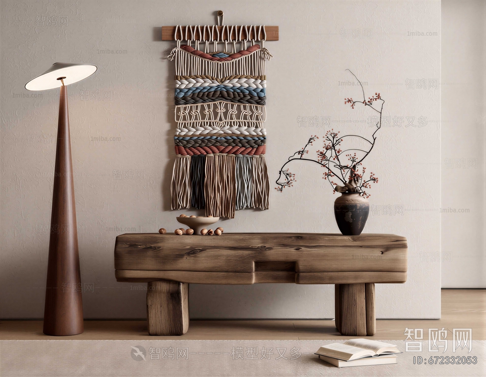 Wabi-sabi Style Console