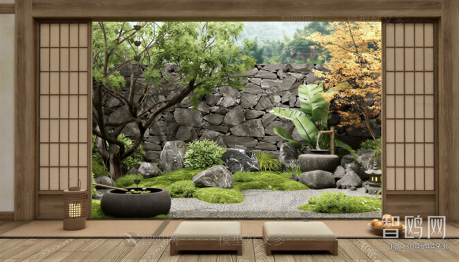 New Chinese Style Courtyard/landscape