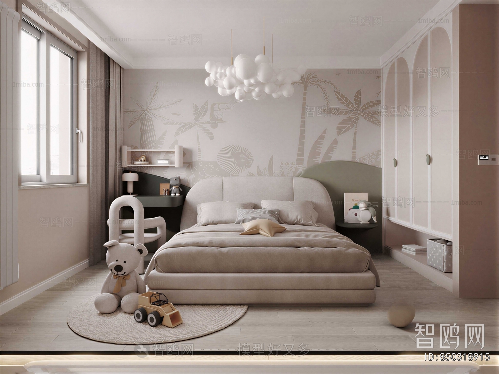 Modern Boy's Room And Son's Room