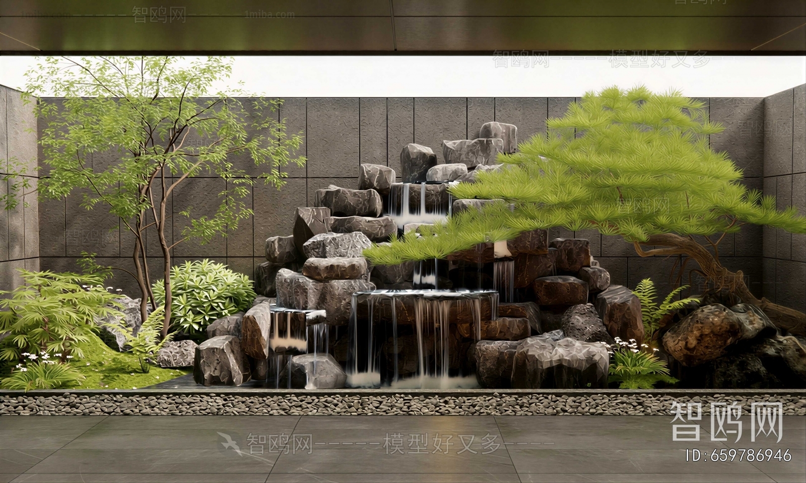 New Chinese Style Courtyard/landscape