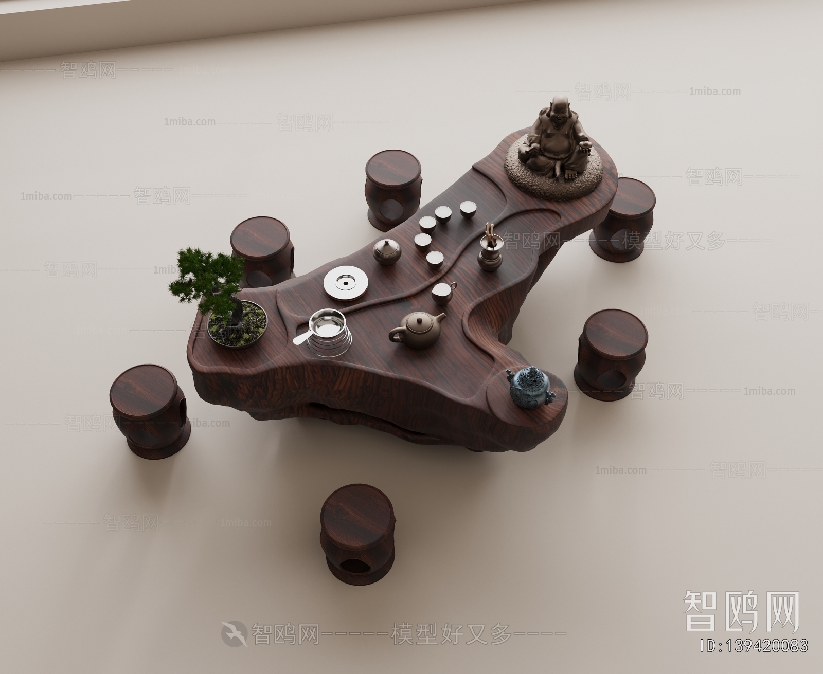 Chinese Style Tea Tables And Chairs