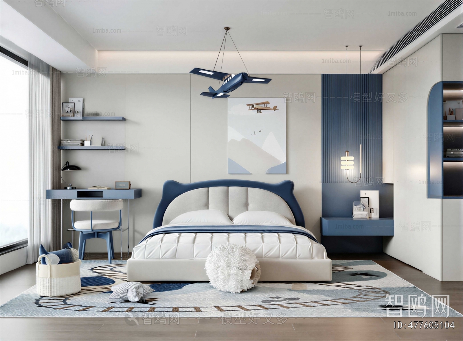 Modern Boy's Room And Son's Room