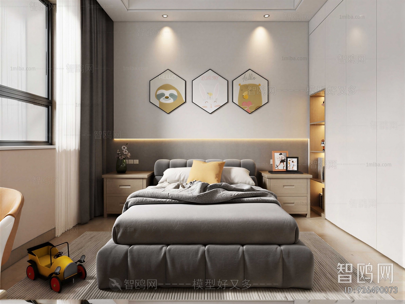 Modern Boy's Room And Son's Room