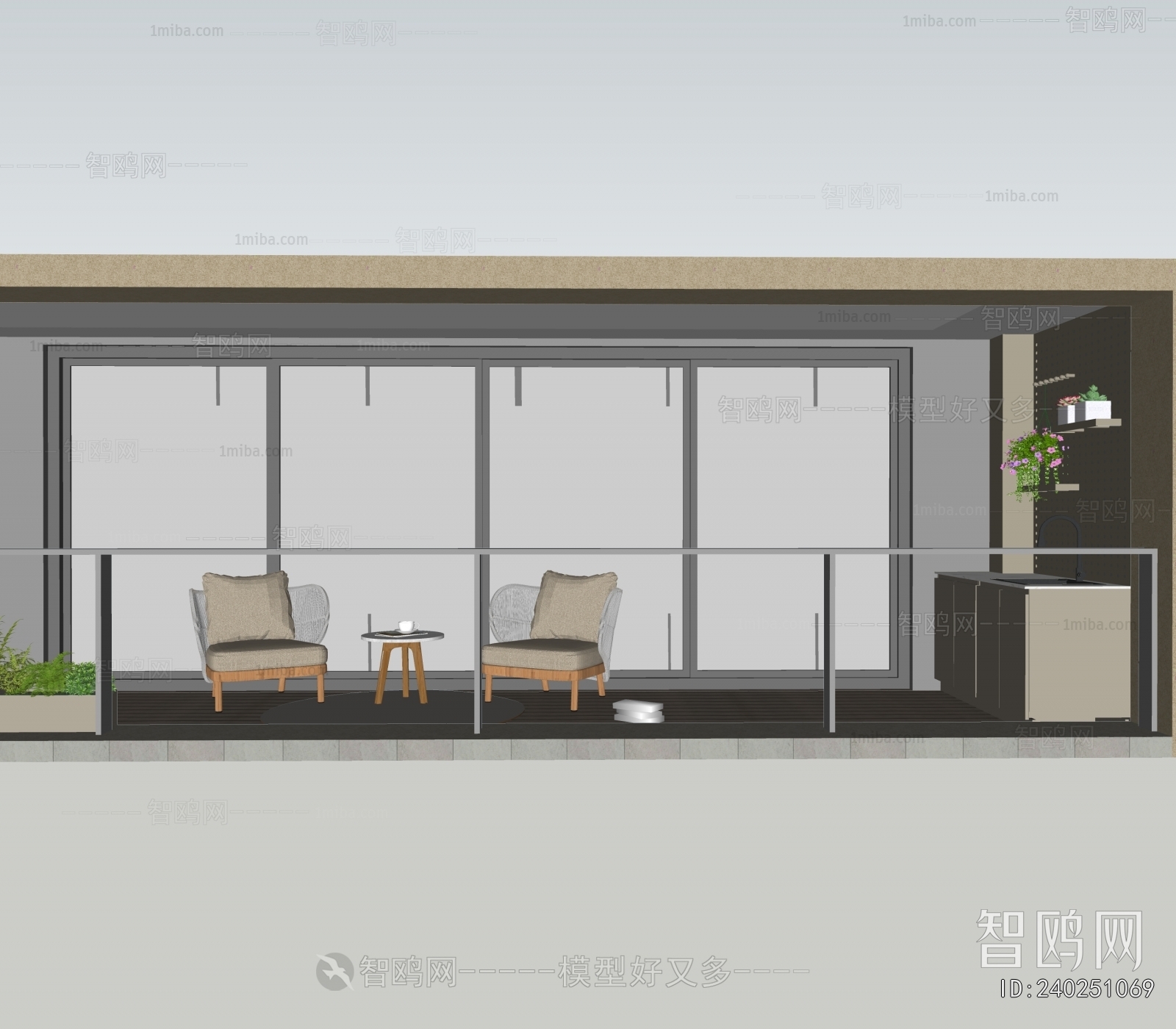 Modern Leisure Balcony