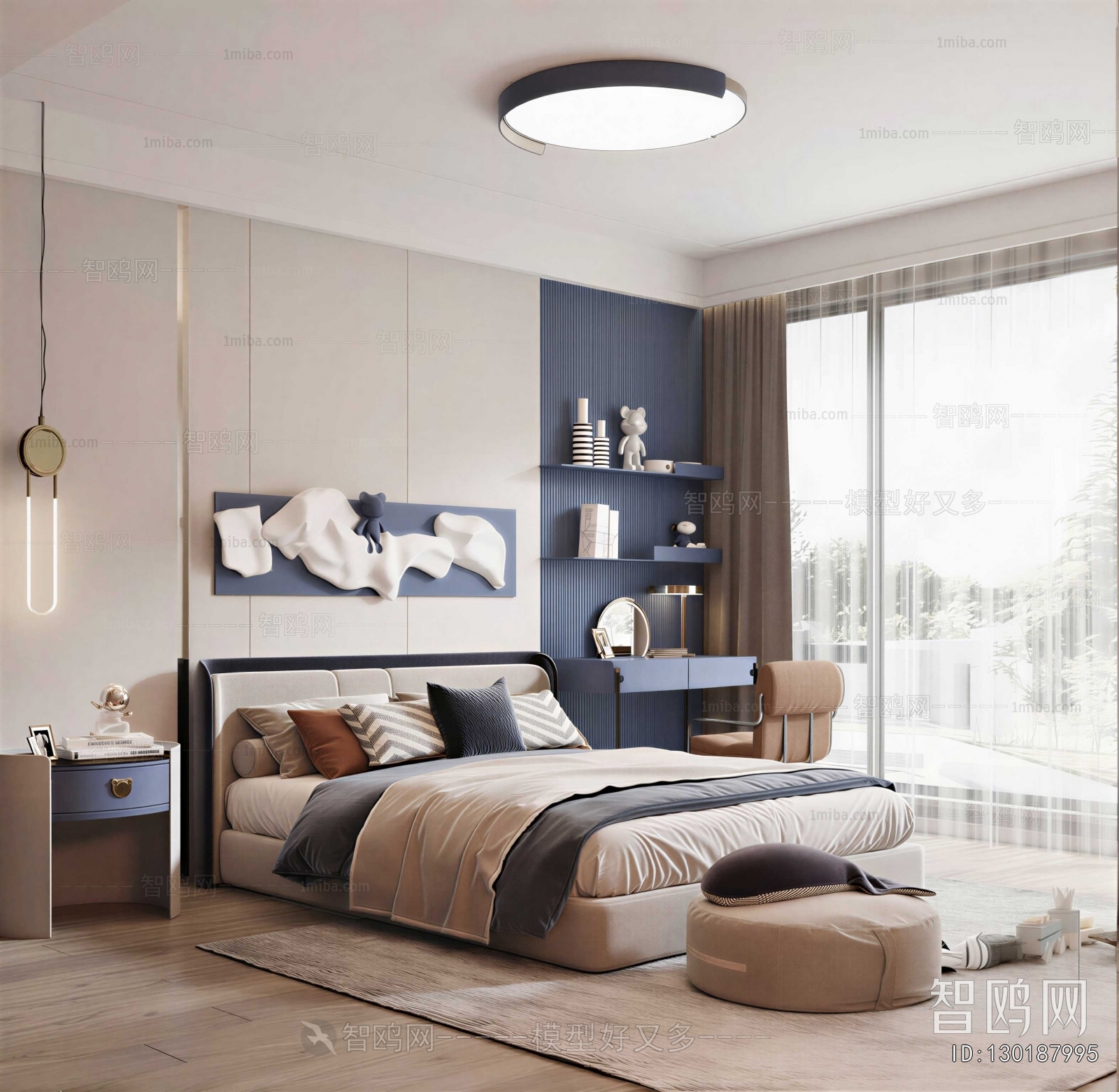 Modern Boy's Room And Son's Room