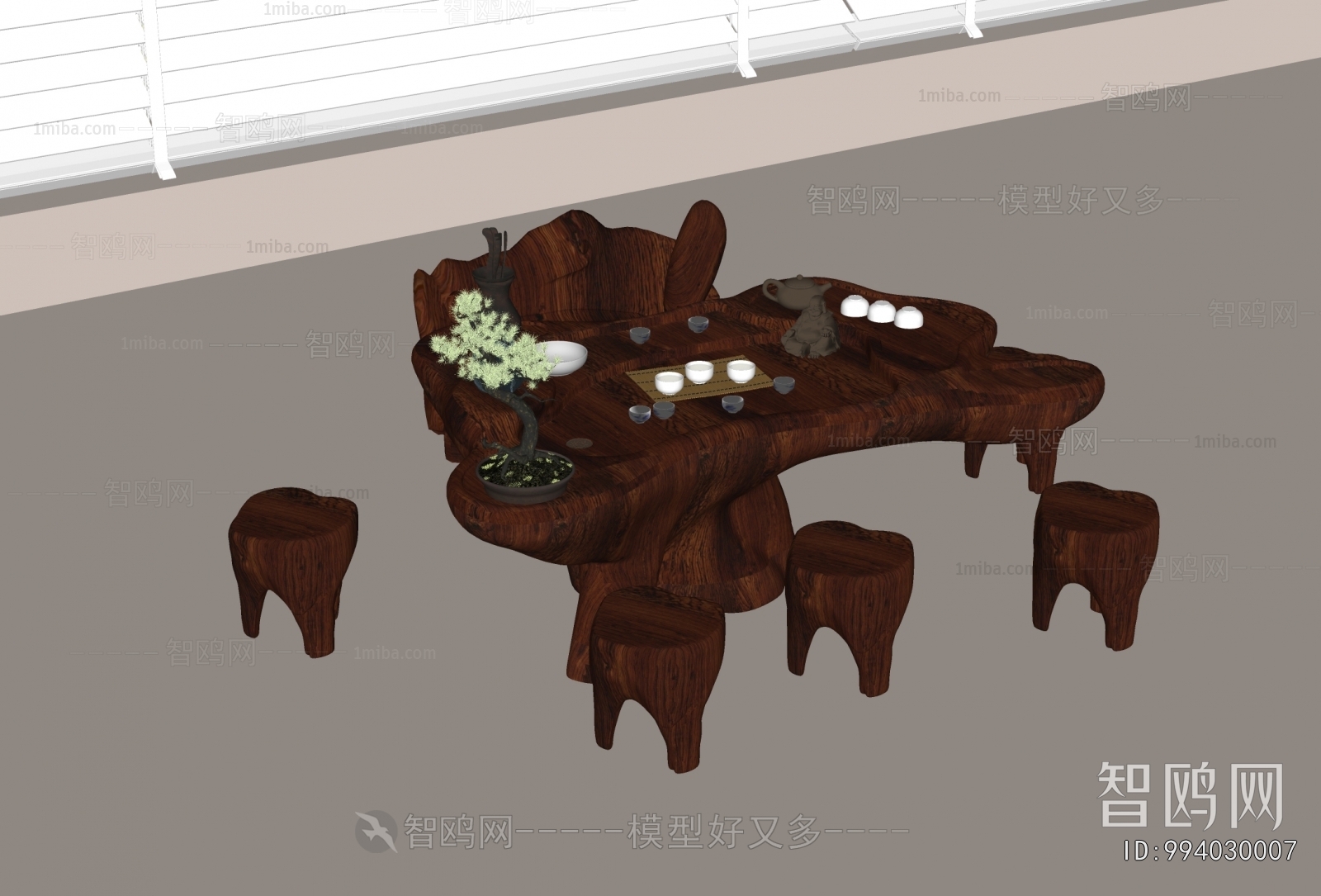 Chinese Style Tea Tables And Chairs